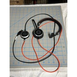 Jabra Evolve 40 MS Mono Wired Headset USB 3.5mm Noise Canceling Mic ENC010 Black